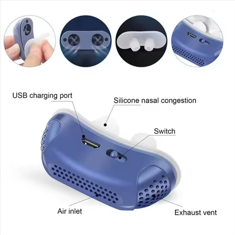 Norvo | Justerbar elektrisk anti-snorke-enhet med tilpasset luftstrøm