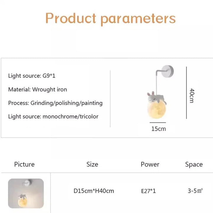 MoonGlow Light - Stilfulle LED Vegglampe for Rom Norvo