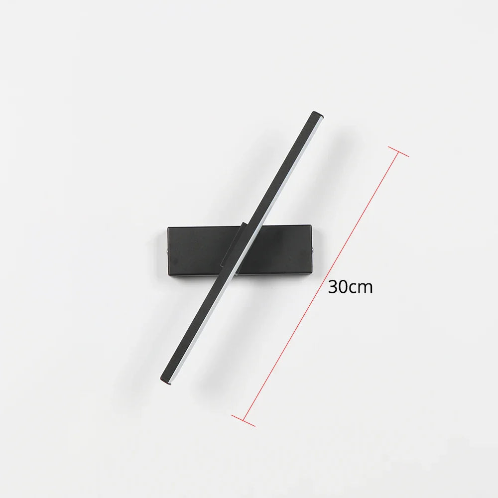 Norvo | AuroLite Justerbar LED Vegglampe | 330° Svingbar | Moderne Design for Soverom & Stue | Aluminium