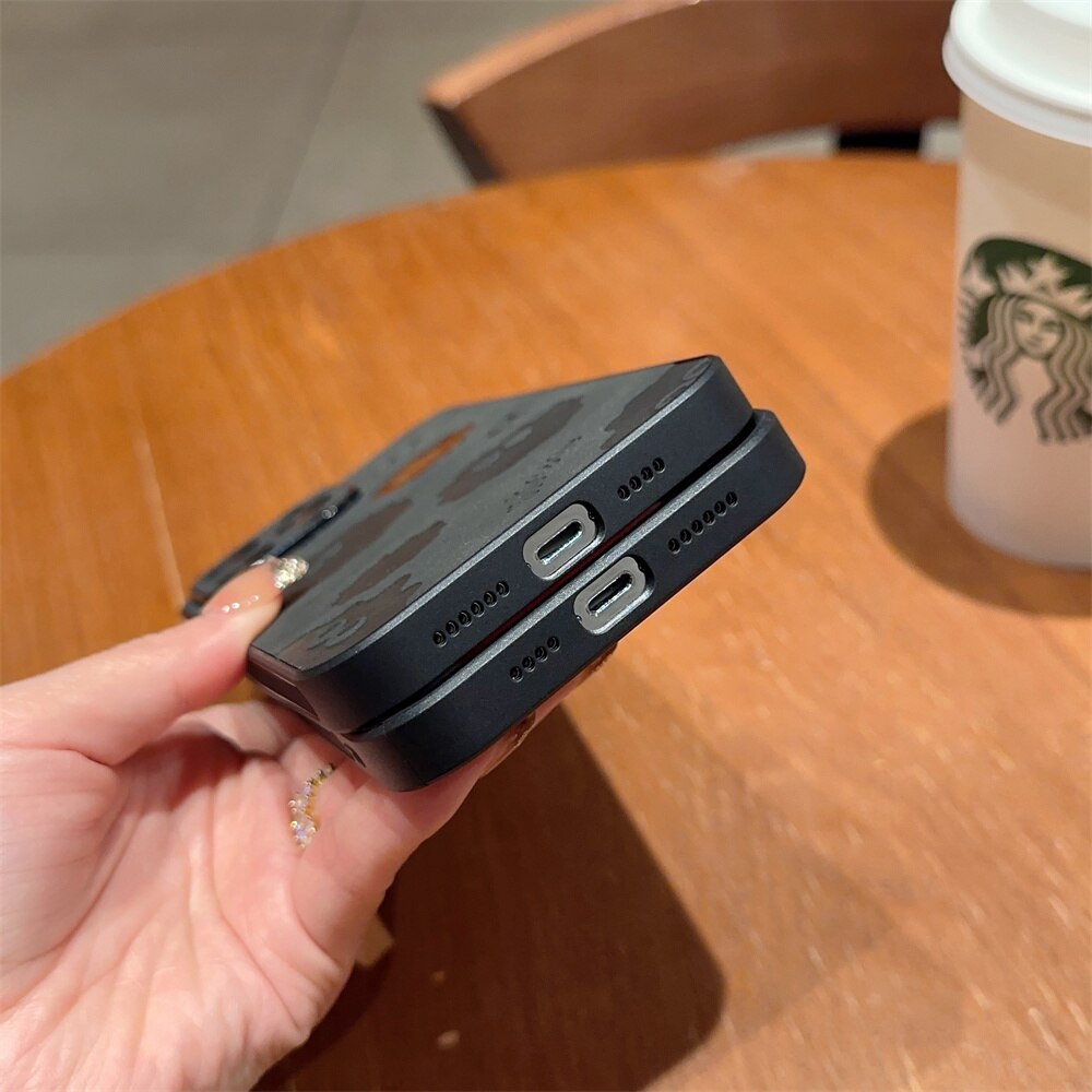 Norvo | Søt Monster Støtsikker Skinn iPhone Deksel