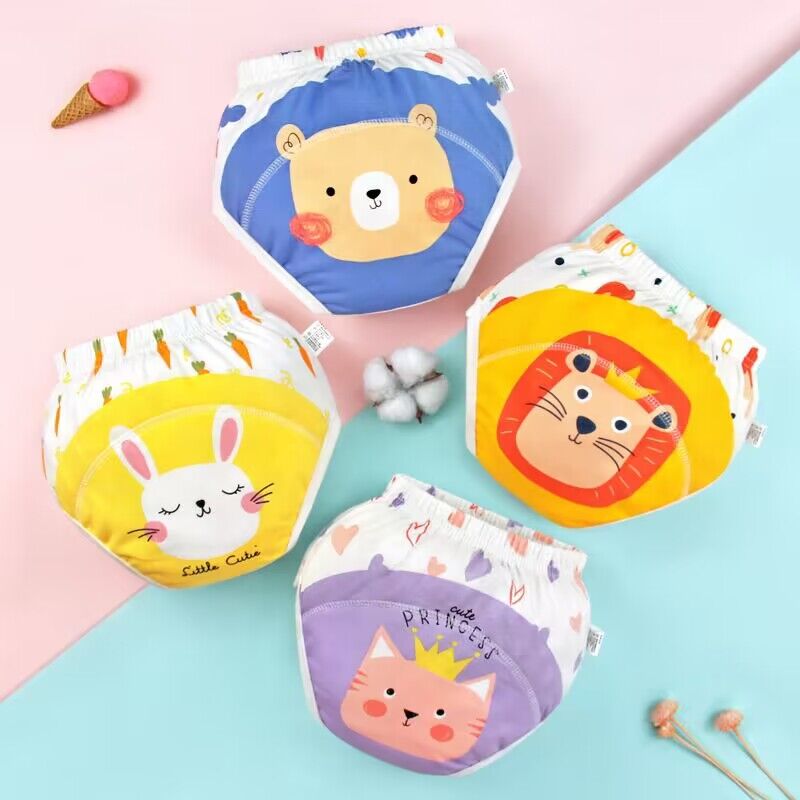 Norvo | 4-Pack Søte Dyr Kato Unisex Barn Undertøysett