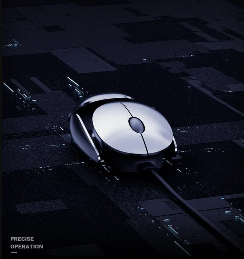 Norvo | Aluminium Romskip Trådløs Gaming Mus