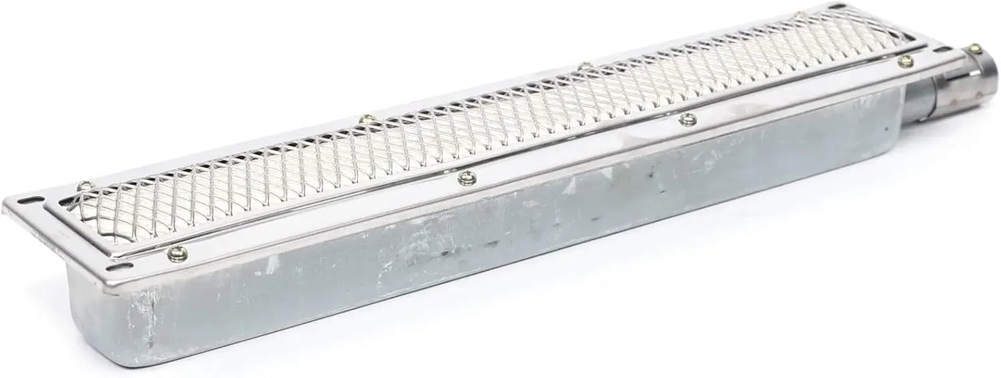 Norvo | ThermaGrill Gassgrill med Infrarød Keramisk Brenner | Rustfritt Stål | Rektangulær 41 × 8 × 5.8 cm | Røykfri & Energieffektiv | For Gastronomi & Utendørs