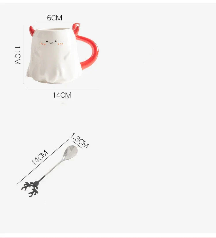 Norvo | Mini Devil Tegneserie Krus