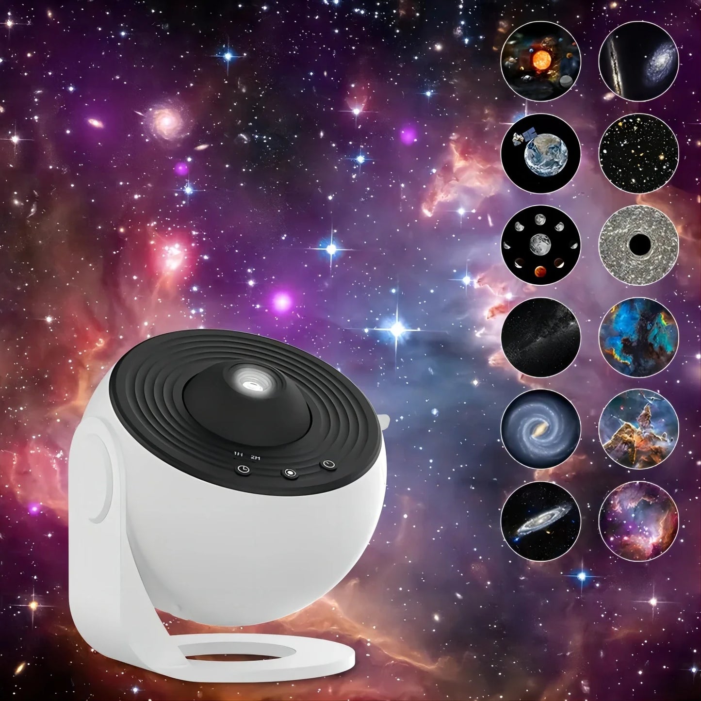 Norvo | 360° Rotere Planetarium Prosjektor Nattlampe