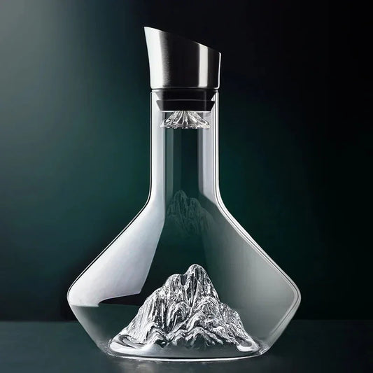 Norvo | 1500ml Iceberg Karaffel Kreativ Blyfri Kranse Materiale Luksus Høy- Kvalitet Hjem Rødvin Distributør Karaffel Vin Kanne