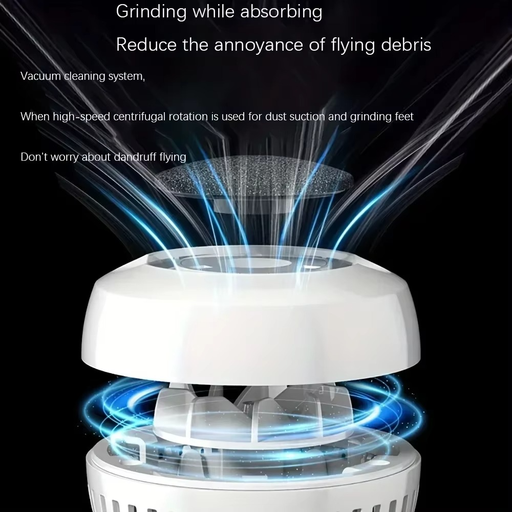 Norvo | Oppladbar elektrisk fotgrinder - Glatte føtter når som helst, hvor som helst