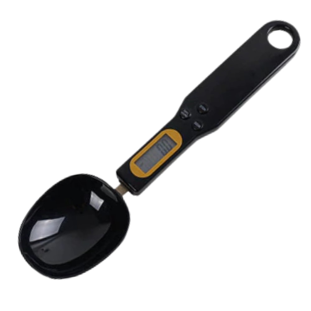 Måleskje med LCD-skjerm