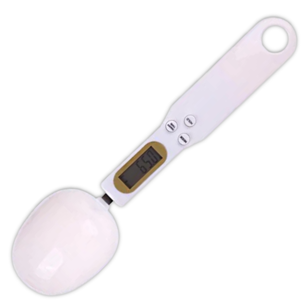 Måleskje med LCD-skjerm