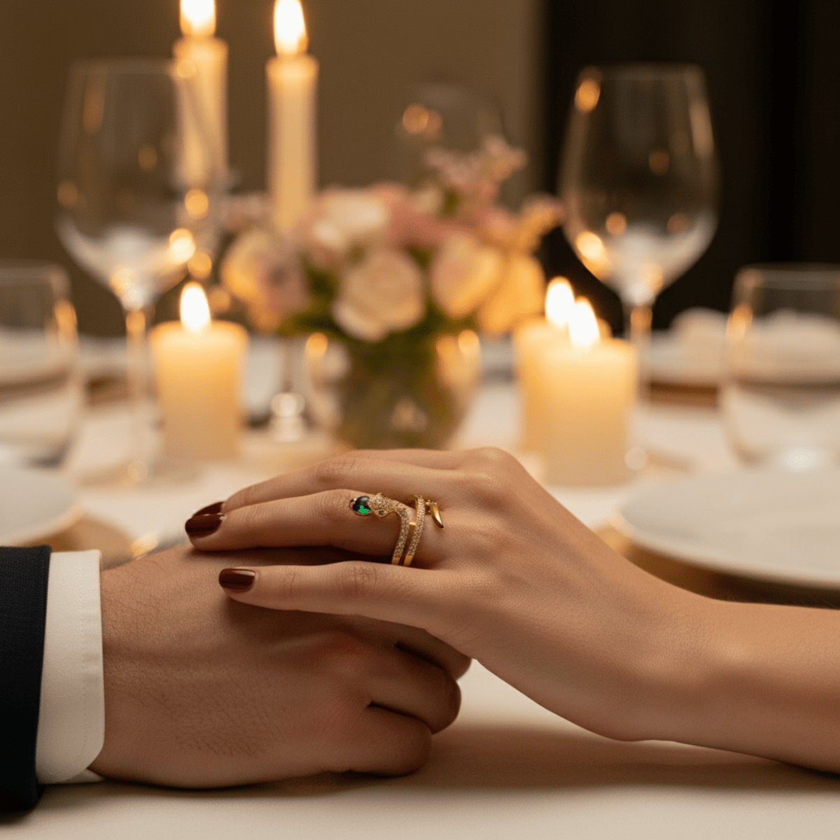 Norvo | Rustfritt Stål Slangering med Zirkonia som et Symbol på Transformasjon