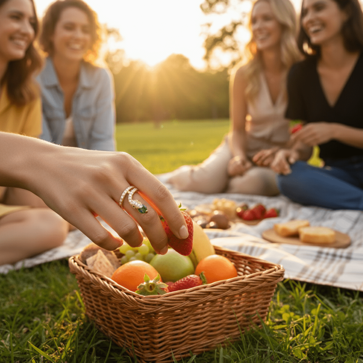 Norvo | Rustfritt Stål Slangering med Zirkonia som et Symbol på Transformasjon