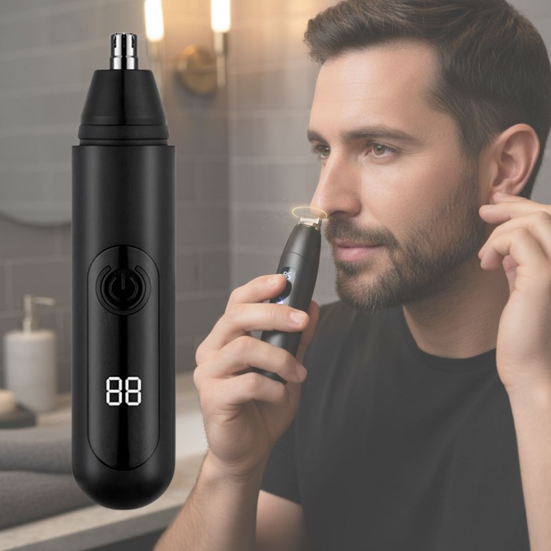 Norvo | Onyx Edge - Best Neset hårklippere for menn | USB-C-ladbar, smertefri og stille med vanntett hode for reise og daglig grooming