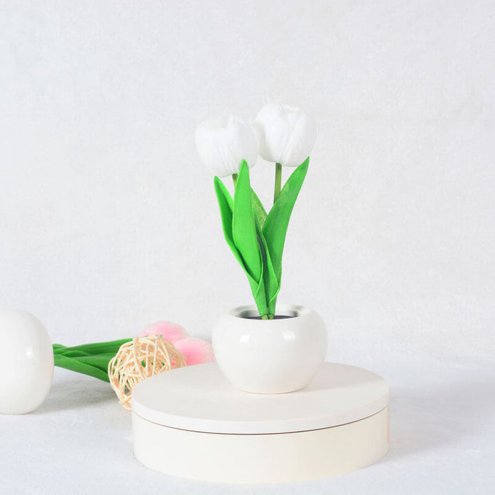 Norvo | Moderne Kreativ Simulering Tulipan Peony LED Nattlys Bordlampe