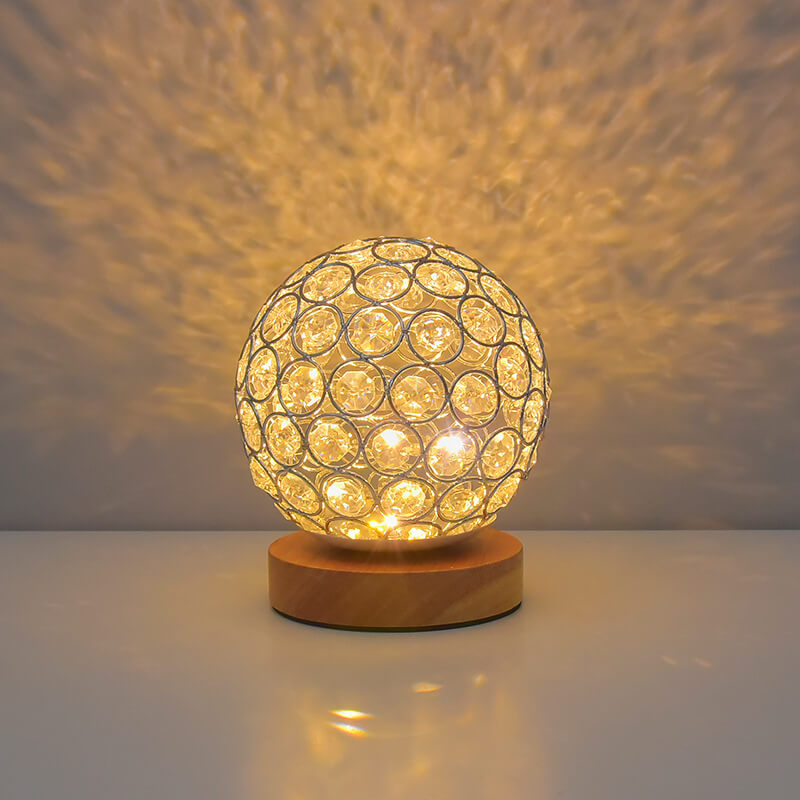 Norvo | Moderne Minimalistisk Rund USB Oppladbar LED Nattlampe Bordlampe