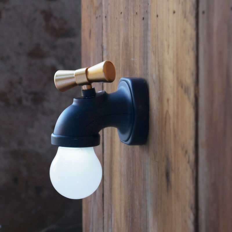 Norvo | Moderne kreativ kran ABS PC USB LED nattlampe vegglampe
