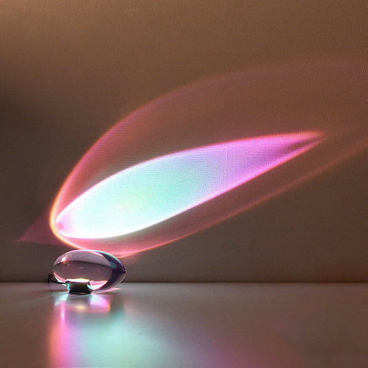 Norvo | Kreativ Krystallprojeksjon Engel Øyne LED Bordlampe