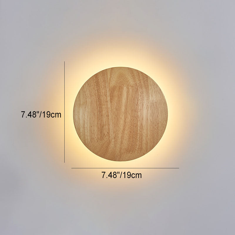 Norvo | Moderne Minimalistisk Rund Uregelmessig Oval Tre LED Vegglampe for Stue