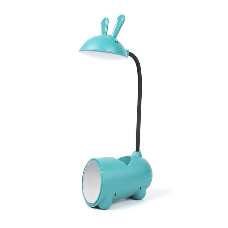 Norvo | Tegneserie Kreativ Kanin LED Berørings USB Pennholdere Skrivbord Lampe