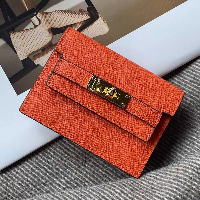 Norvo | Minimalistisk PU Lær Glidelås Kortholder