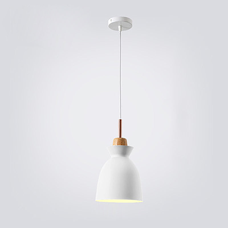 Norvo | AuroraLite Nordic Pendant Lamp | Metal Design | 1-Light | Modern Color Options