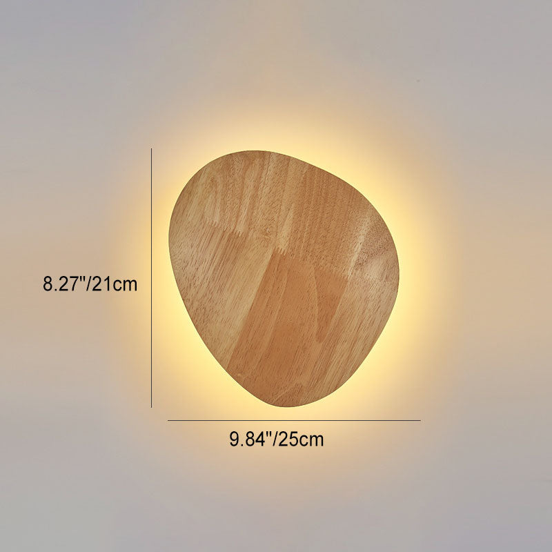 Norvo | Moderne Minimalistisk Rund Uregelmessig Oval Tre LED Vegglampe for Stue