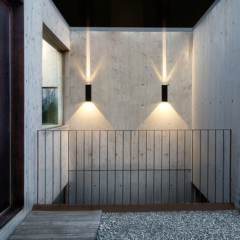 Norvo | Moderne vanntett rektangulær LED vegglampe for utendørs bruk