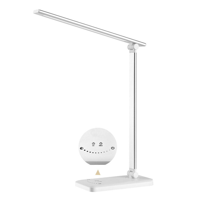 Norvo | Minimalistisk Intelligent Firkanthåndtak Sammenleggbart USB LED Skrivebordslampe
