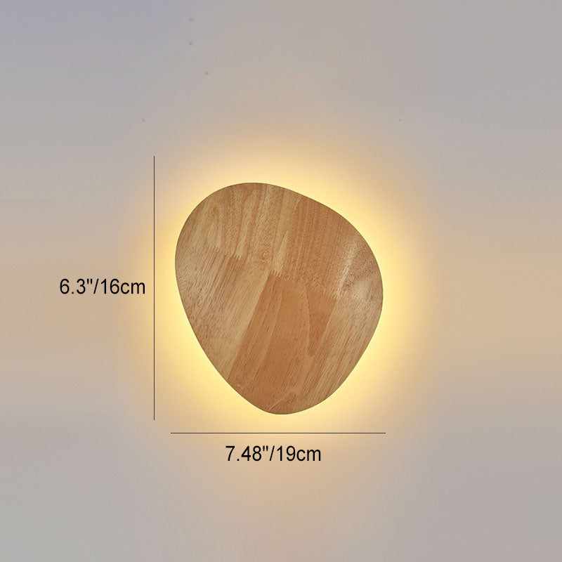 Norvo | Moderne Minimalistisk Rund Uregelmessig Oval Tre LED Vegglampe for Stue