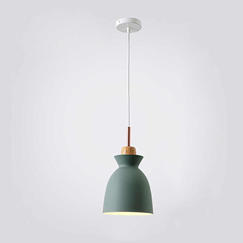 Norvo | AuroraLite Nordic Pendant Lamp | Metal Design | 1-Light | Modern Color Options