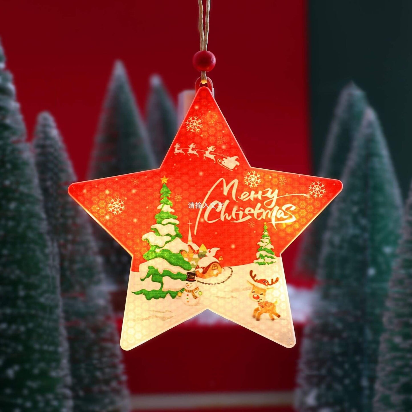 Norvo | Jule dekorative LED plast malte hengende lys