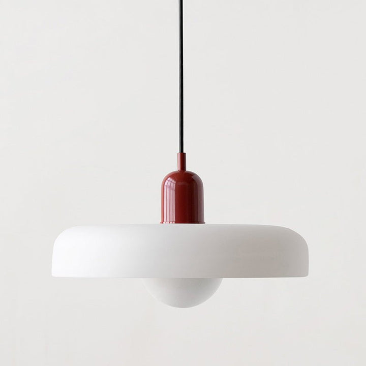 Norvo | Bauhaus Farget Glasspendellampe for Moderne Interiører