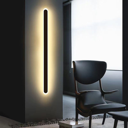Norvo | Utendørs IP65 Vanntett Lineær Vegglampe | Minimalistisk Metal Design. Dimmable LED Alternativer for Hager & Terrasser