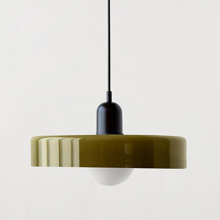 Norvo | Bauhaus Farget Glasspendellampe for Moderne Interiører