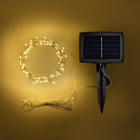 Norvo | 100er LED Mikro Solar Lyskilder varm hvit
