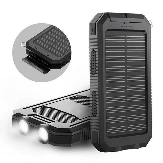 Norvo | Vanntett solcelle powerbank med 30000mAh for utendørs eventyr