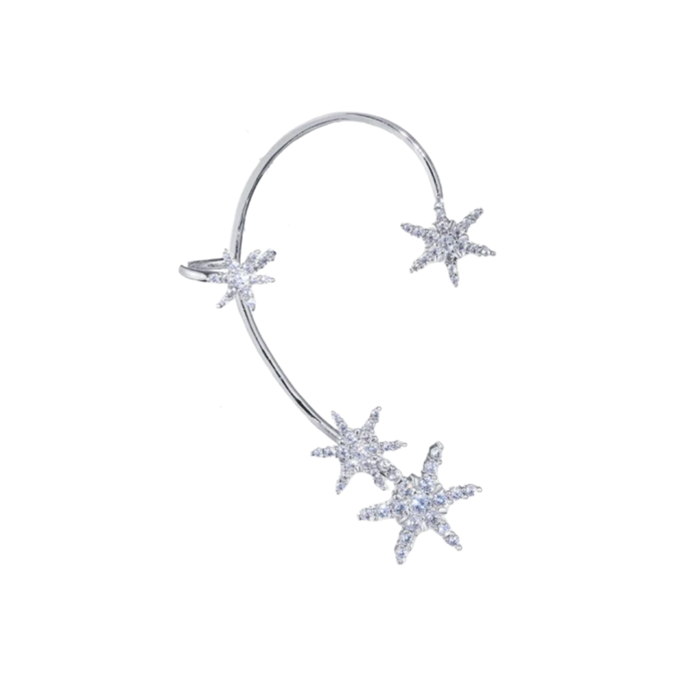 Et par Zirconia clip-on mote øredobber