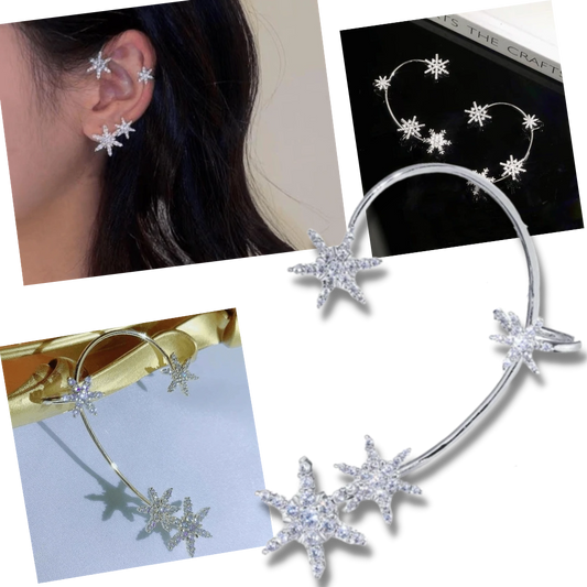 Et par Zirconia clip-on mote øredobber
