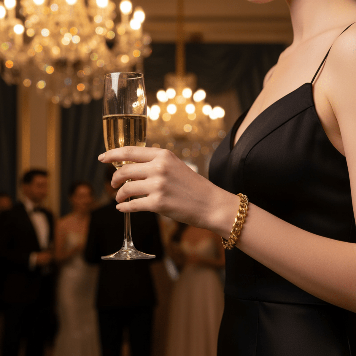 Norvo | Armored Chain Rustfritt Stål Armbånd med Justerbart Design