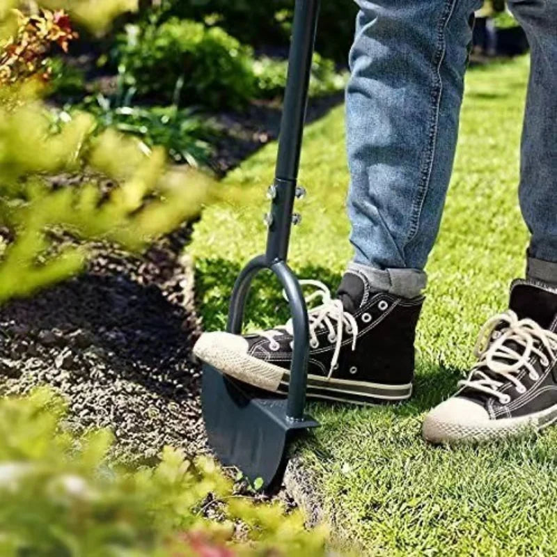 Norvo | EdgeMaster Randleder | Halvmåne Design med Bølgekant | Håndverktøy for Rene Plenkantene & Blomsterbed