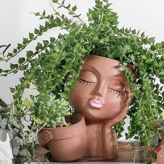 Norvo | Chic Dual Face Hodeplanter for Innendørs og Utendørs Bruk