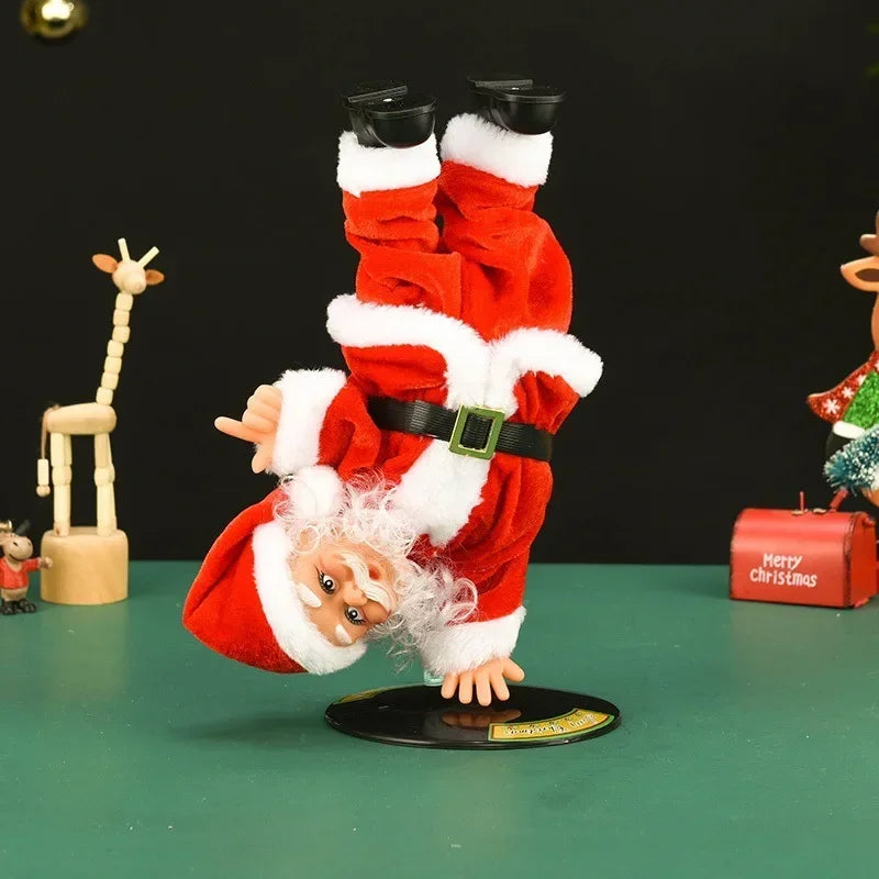 Norvo | Breakdancing Santa Dynamisk Julefigurine