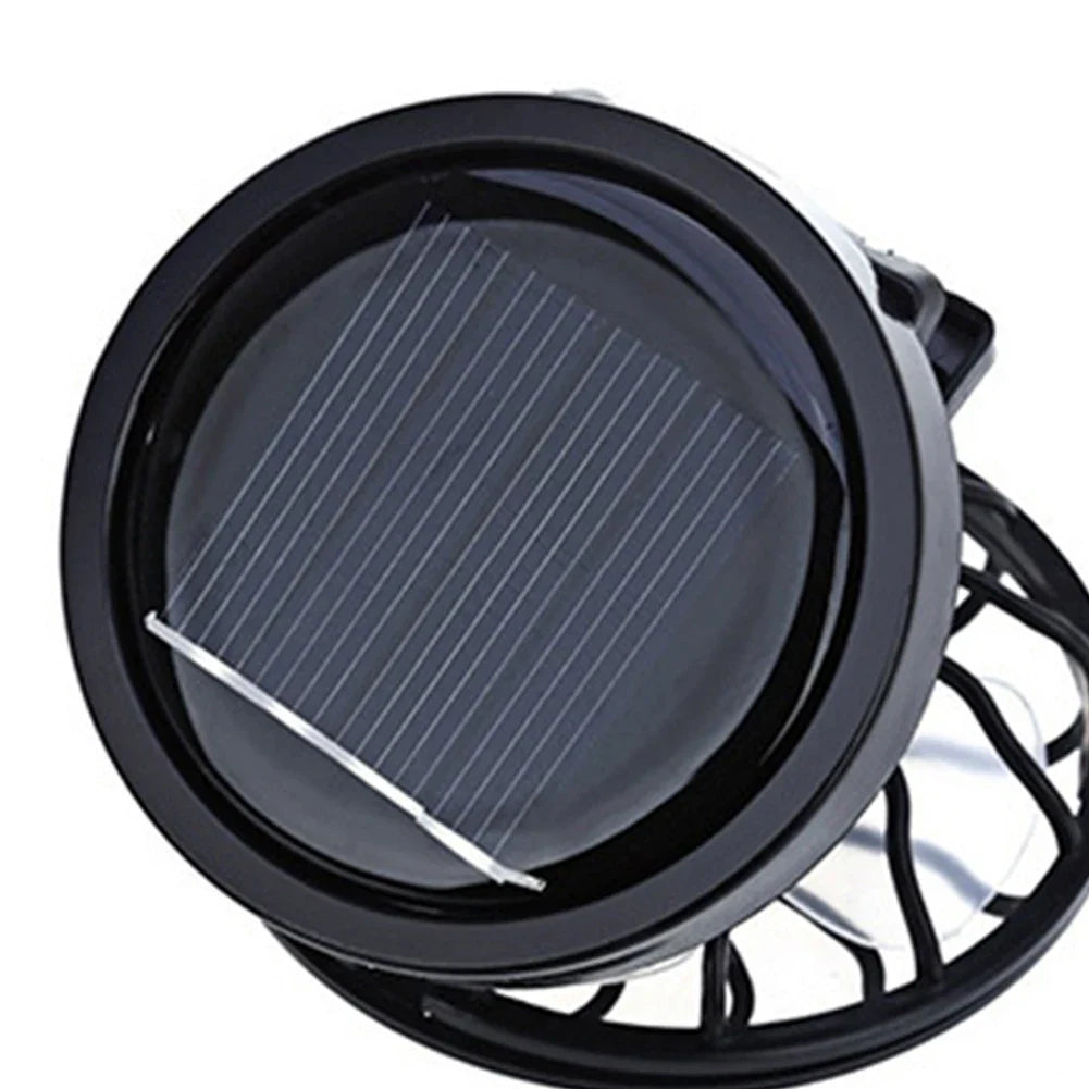 Norvo | Solar-Ventilator SunBreeze ClipFan | Mini-Clip Vifte med Solpanel | For Utendørsaktiviteter, Reiser & Sport | Håndfri Kjøling