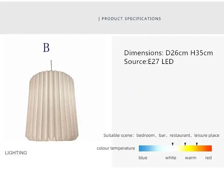 Norvo | Elegant origami-inspirert papirlanterne