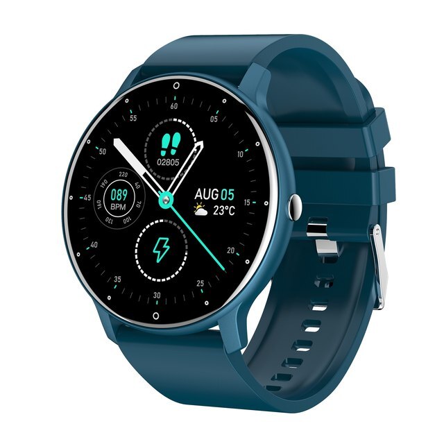Norvo | PulseTrack Slim Smartwatch – Vanntett, Helseovervåking & Full-Touchscreen