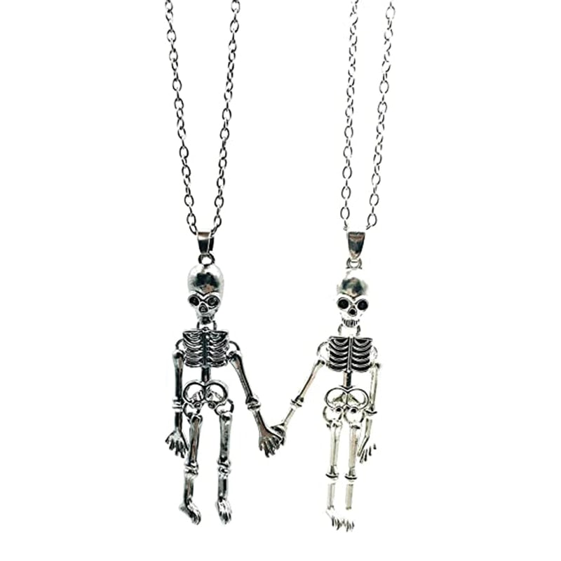 Norvo | Skeleton Couple Magnetisk Halskjede