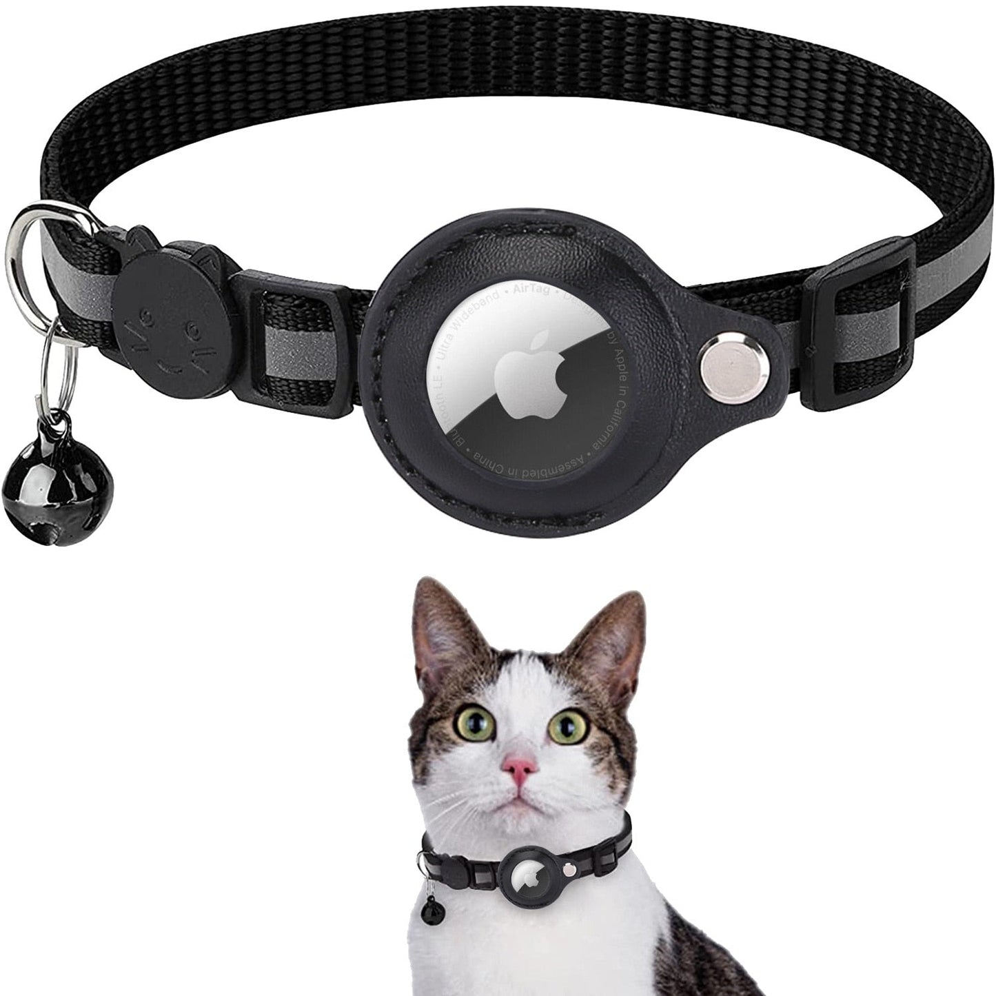 AirTag Kat Sporingskrage - GPS Finder & Anti-Tap