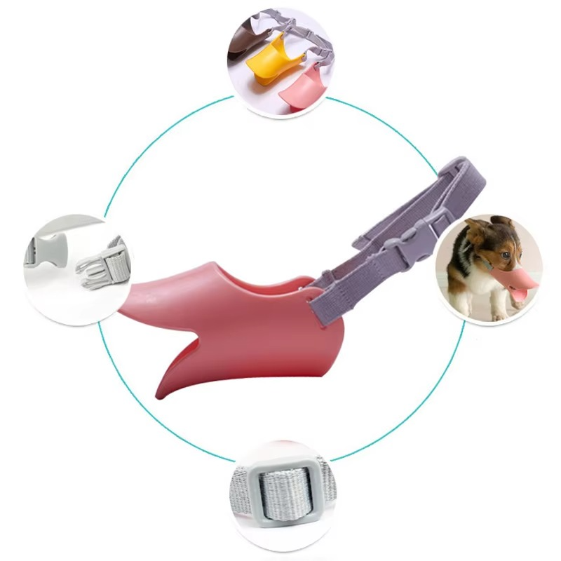 Norvo | Justerbar silikon andemunn for hunder til små og store hunder