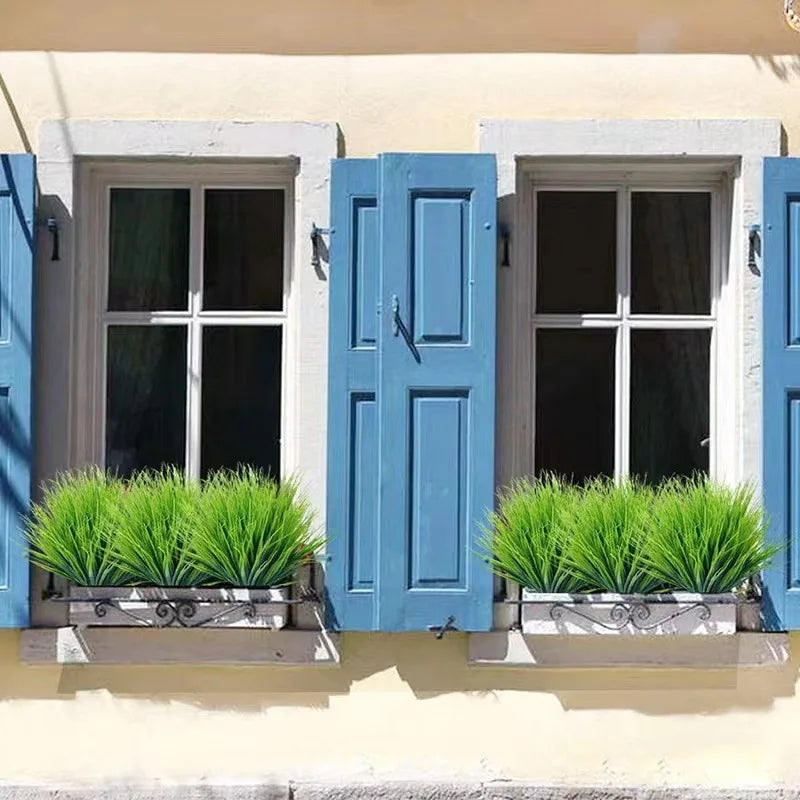 Norvo | Kunstig Hvetegrasplante Laget av Plast – Dekorativt Gras for Hage, Hjem og Uteområde