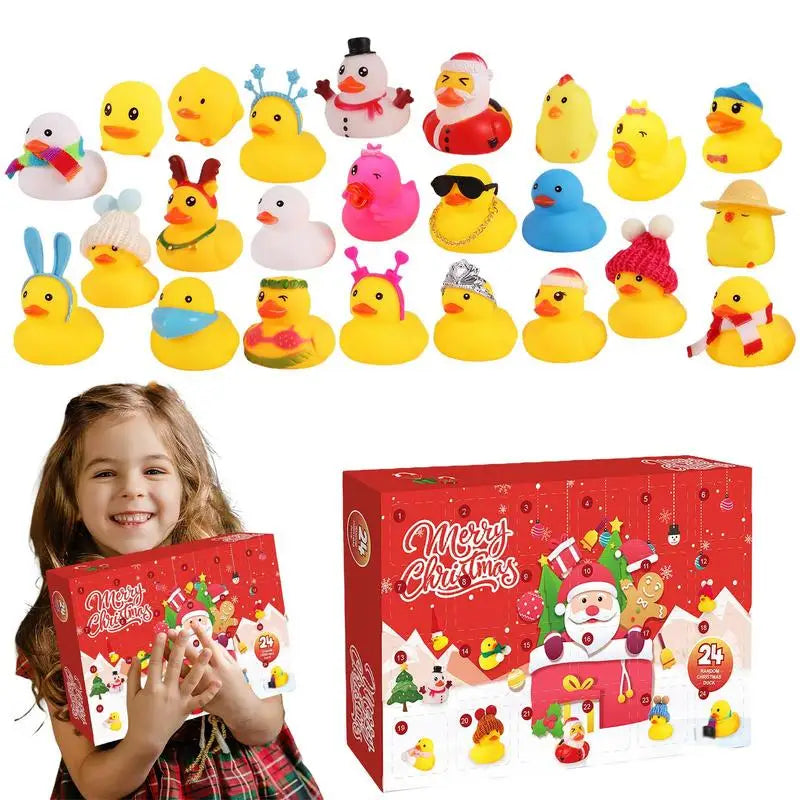 Norvo | DuckMagic – Adventskalender 2025 med 24 Gummiganer – Juleutgave