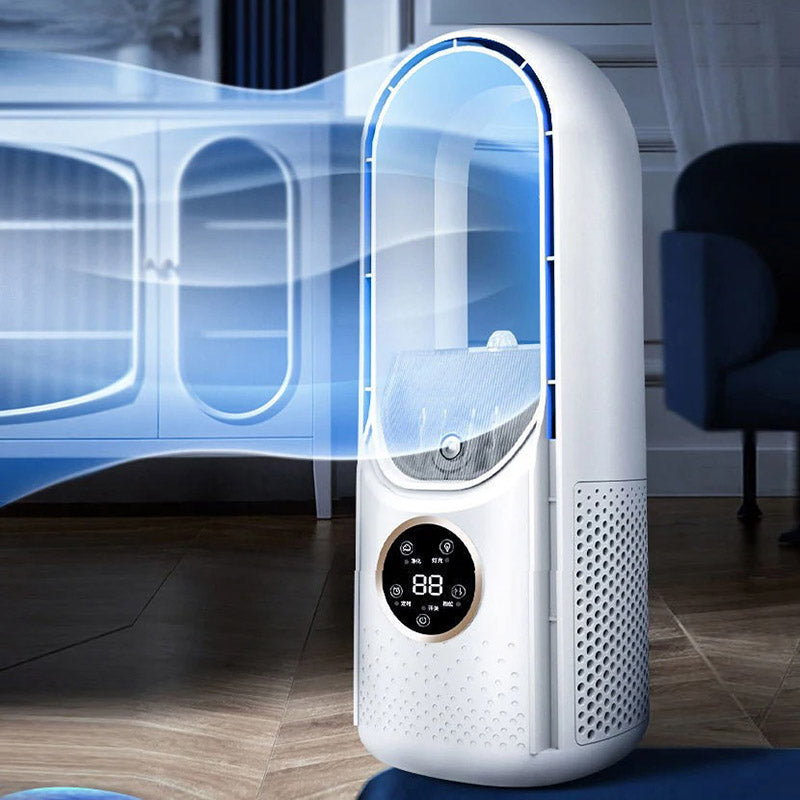 Norvo | Bladeless Portable Air Conditioner | Ultra-Stille, Ergonomisk Design & Ideell for Hjem- og Kontorbruk